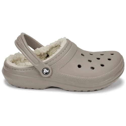 Chaussures Sabots Crocs CLASSIC LINED CLOG Beige 4 Chaussures Sabots Crocs CLASSIC LINED CLOG Beige – Image 2