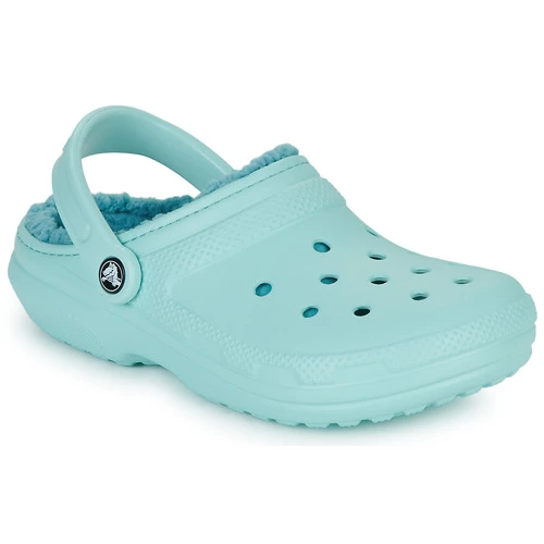 Chaussures Sabots Crocs CLASSIC LINED CLOG Bleu 3 Chaussures Sabots Crocs CLASSIC LINED CLOG Bleu