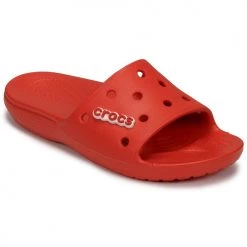 Chaussures Claquettes Crocs CLASSIC CROCS SLIDE Rouge