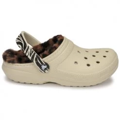 Chaussures Femme Sabots Crocs CLASSICLINEDANIMALREMIXCLOG Beige / Animal -Mules Soldes2022 22802714 500 B