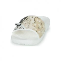 Chaussures Femme Claquettes Crocs CLASSIC CROCS BANDANA SLIDE Blanc / Noir / Beige 9 Chaussures Femme Claquettes Crocs CLASSIC CROCS BANDANA SLIDE Blanc / Noir / Beige -Mules Soldes2022 22802721 500 C