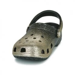 Chaussures Femme Sabots Crocs CLASSIC OMBRE GLITTER CLOG Noir / Doré -Mules Soldes2022 22802725 500 C