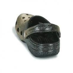Chaussures Femme Sabots Crocs CLASSIC OMBRE GLITTER CLOG Noir / Doré -Mules Soldes2022 22802725 500 E