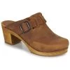 Chaussures Femme Sabots Sanita MALULO Marron -Mules Soldes2022 22880267 500 A