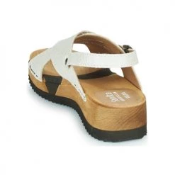 Chaussures Femme Sabots Sanita WOOD-VENA Beige -Mules Soldes2022 23095427 500 E