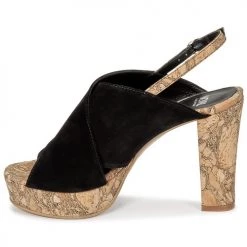 Chaussures Femme Sabots Now PAPIRON Noir -Mules Soldes2022 4683287 500 D