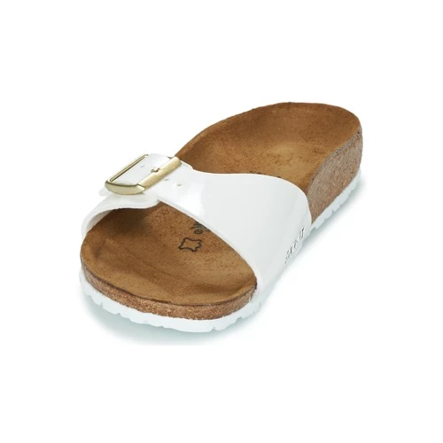 Chaussures Femme Mules Birkenstock MADRID Blanc / Doré 5 Chaussures Femme Mules Birkenstock MADRID Blanc / Doré – Image 3