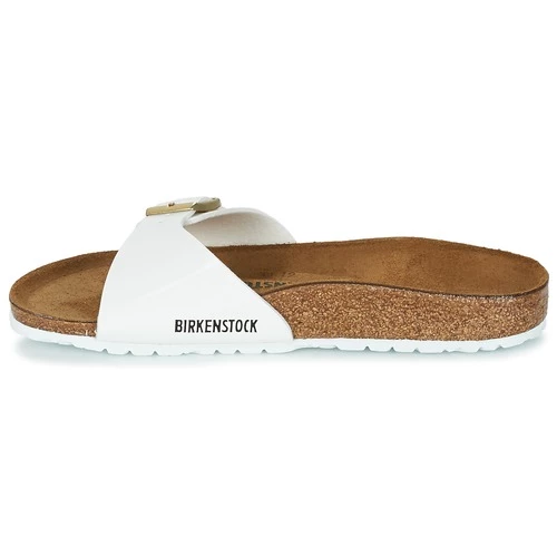 Chaussures Femme Mules Birkenstock MADRID Blanc / Doré 6 Chaussures Femme Mules Birkenstock MADRID Blanc / Doré – Image 4