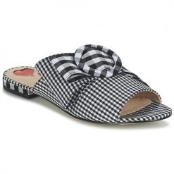 Chaussures Femme Mules Mellow Yellow DAM Noir vichy