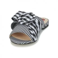 Chaussures Femme Mules Mellow Yellow DAM Noir vichy -Mules Soldes2022 6539740 500 C