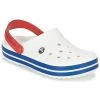 Chaussures Sabots Crocs CROCBAND Blanc / bleu/ rouge -Mules Soldes2022 6695672 500 A