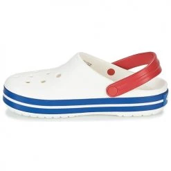 Chaussures Sabots Crocs CROCBAND Blanc / bleu/ rouge -Mules Soldes2022 6695672 500 D