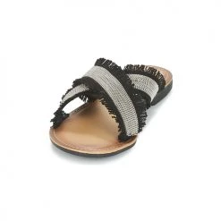 Chaussures Femme Mules Moony Mood IRTA Noir / Argent -Mules Soldes2022 6696249 500 C