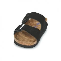 Chaussures Femme Mules Birkenstock ARIZONA SFB Noir -Mules Soldes2022 7109238 500 C