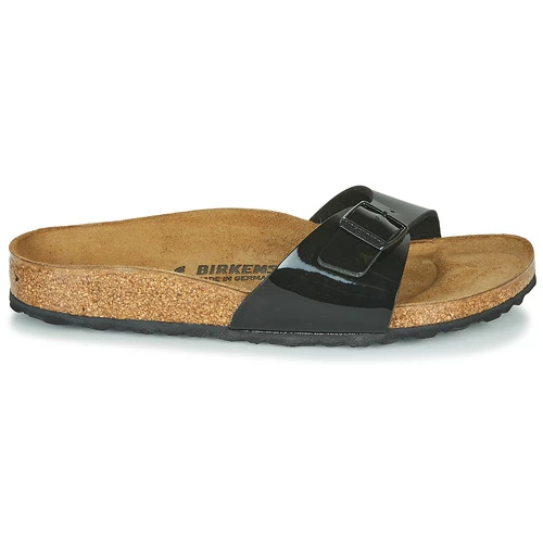 Chaussures Femme Mules Birkenstock MADRID Noir Vernis 4 Chaussures Femme Mules Birkenstock MADRID Noir Vernis – Image 2