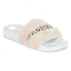 Chaussures Femme Claquettes André DIADEME Blanc