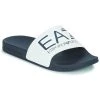 Chaussures Claquettes Emporio Armani EA7 SEA WORLD VISIBILITY SLIPPER Blanc / Marine