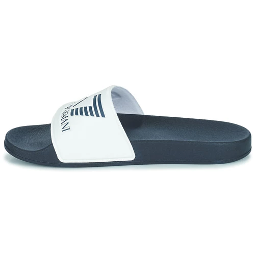Chaussures Claquettes Emporio Armani EA7 SEA WORLD VISIBILITY SLIPPER Blanc / Marine 6 Chaussures Claquettes Emporio Armani EA7 SEA WORLD VISIBILITY SLIPPER Blanc / Marine – Image 4